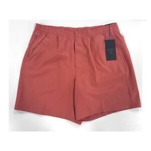 Men’s NET VRST All-In V2 Unlined Shorts Pink Rouge 7 Inch Inseam Small